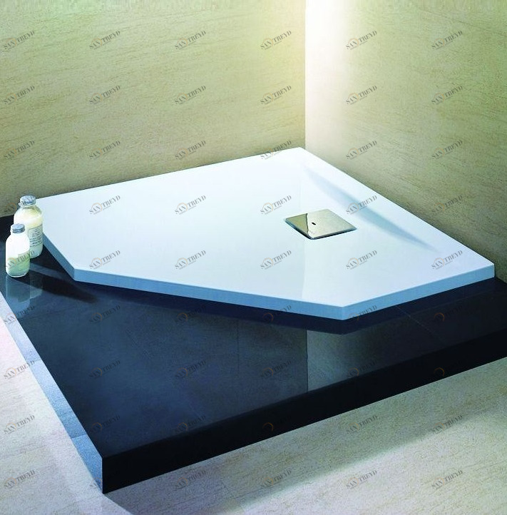 Душевой поддон пятиугольный THASOS 90х90 см HOESCH 6522