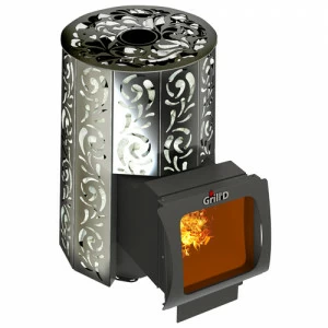 Печь для бани GRILL'D Violet Long Window Max с закрытой каменкой