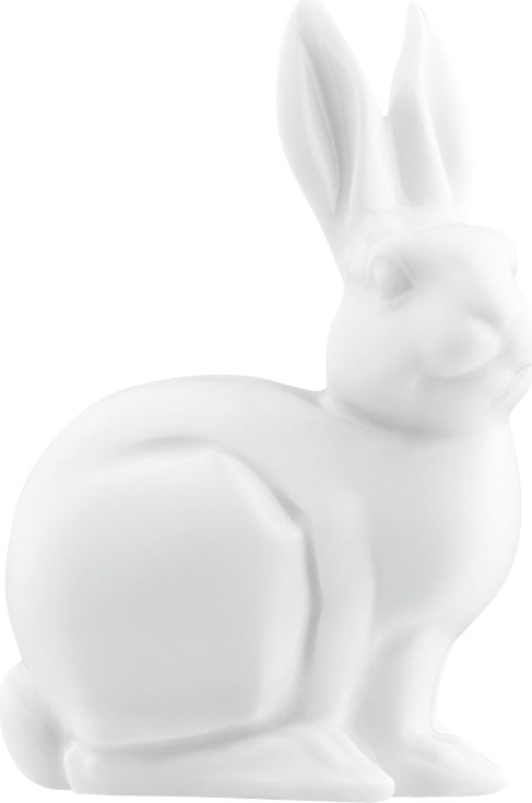 10577035 Furstenberg Фигурка Furstenberg "Кролик-путешественник 2006г" 10см (белая) Фарфор 