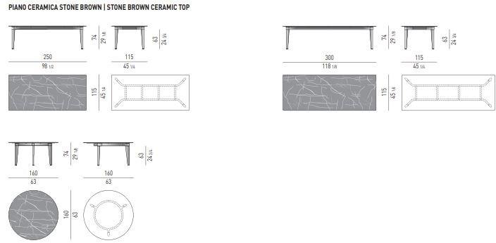 Minotti Прямоугольный садовый стол с керамической столешницей sun-id-1451244 - Вид №4