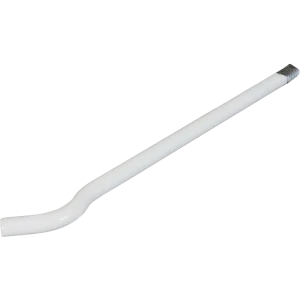 Кронштейн удлиненный, круглый, 12x300 мм, цвет белый