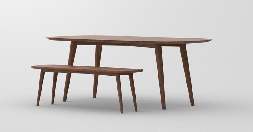 Vitamin Design Прямоугольный обеденный стол из массива дерева Ambio sun-id-1407825 - Вид №3