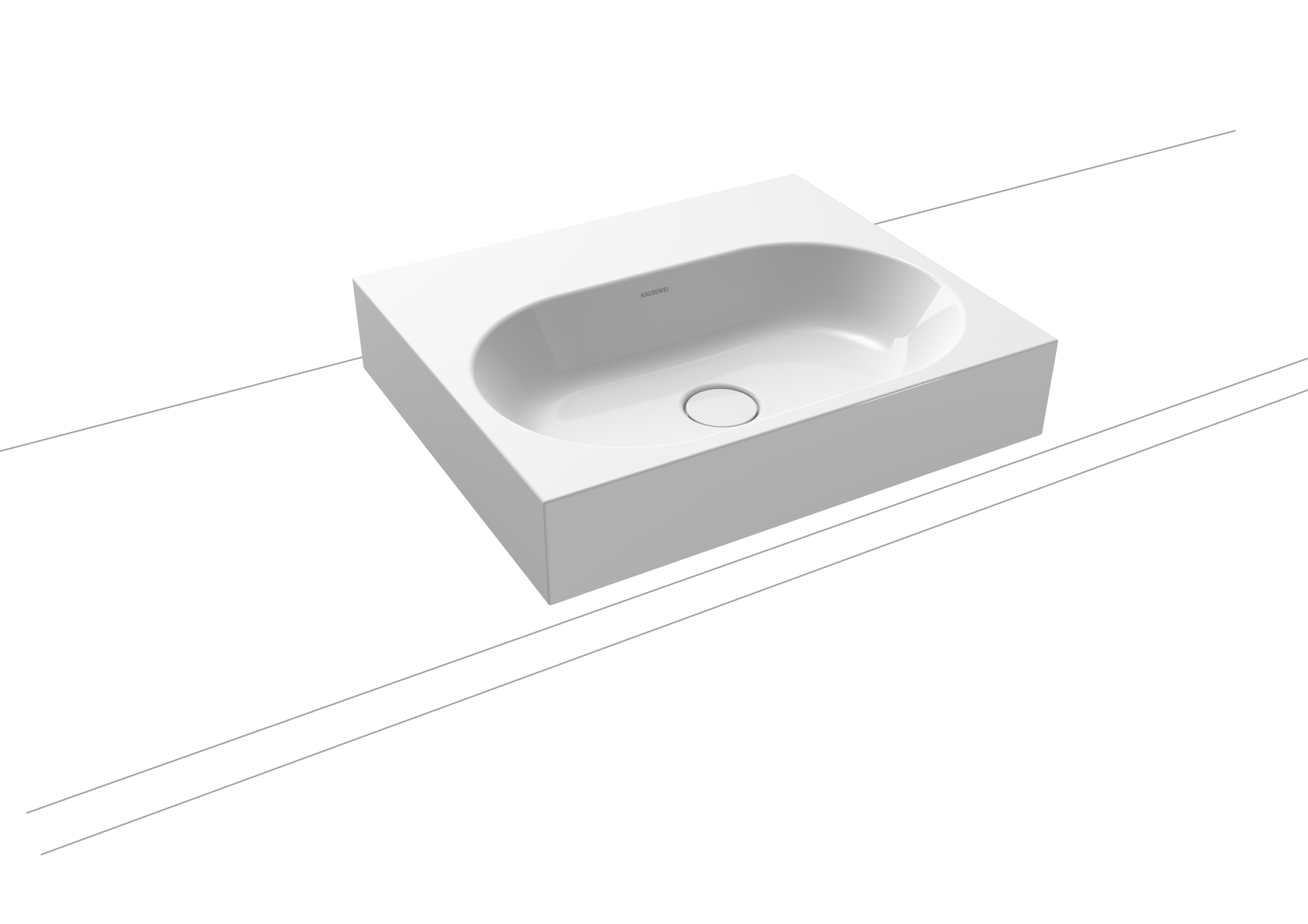 Умывальник KALDEWEI Сталь эмалированная 3058 445 теплый серый 10 30583319445 - Вид №1