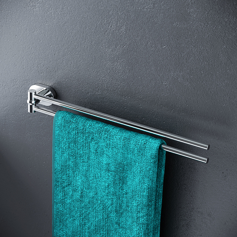 A7432600 L Двойная вешалка-вертушка для полотенец хром AM.PM Sense - Вид №1