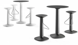 Plust Высокий табурет с подставкой для ног Tool