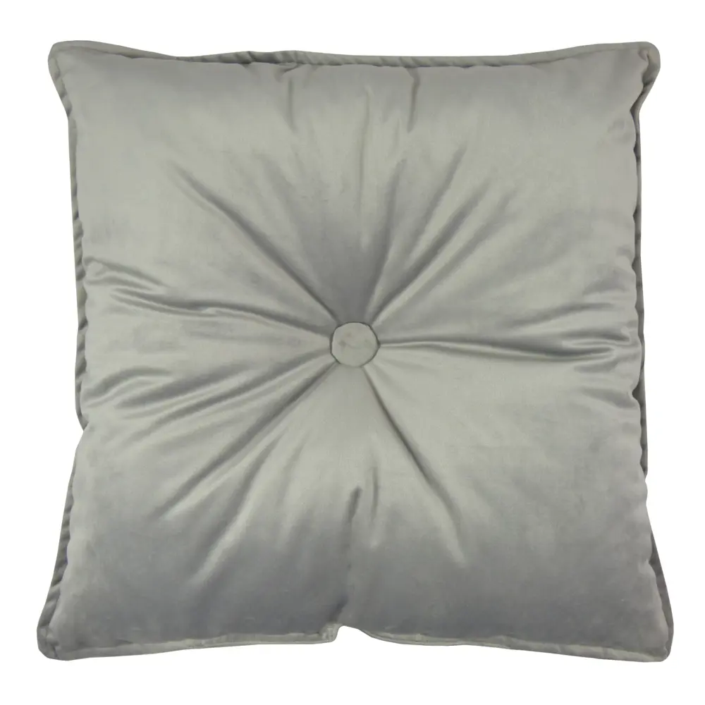 Подушка Бархат 43х43 см серая LINEN WAY STLM-2087001