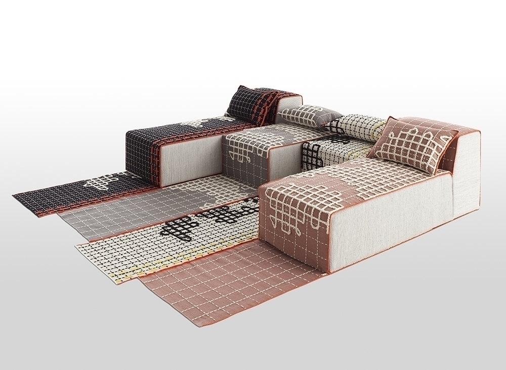 100169 Ковер Alfombras Natural 240 GAN Bandas - Вид №1