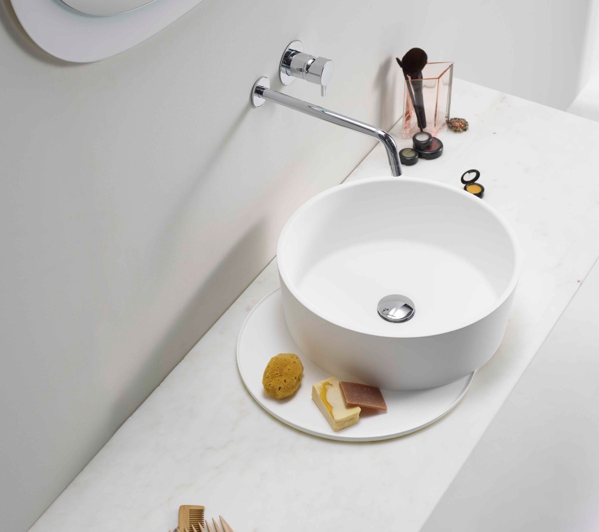 EXLAVTONDPLAT/ME Накладная раковина на столешницу  круглая Ex.T Plateau - Вид №4