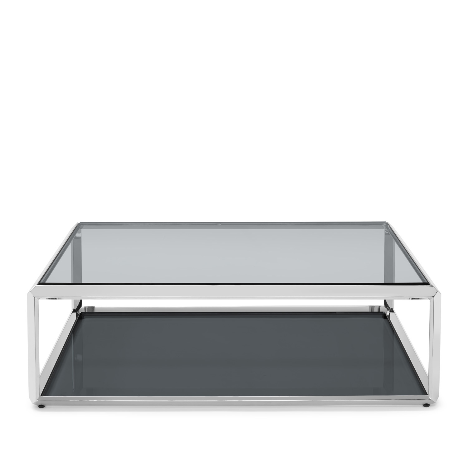 450278-BS ABHIKA КОФЕЙНЫЙ СТОЛ FORTUNE H37 122X82 BLACK/SILVER  - Вид №3
