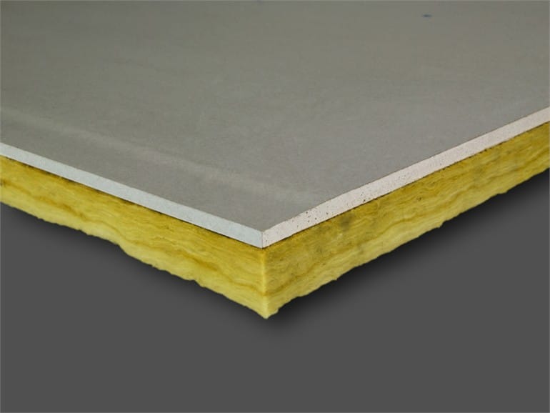 Изоляционная доска из стекловаты и гипсокартона Siniat by etex PregyVer ARCH-00053586