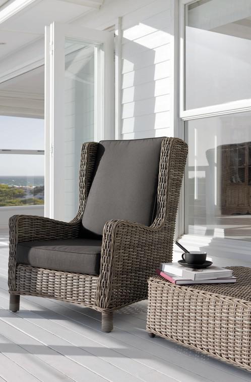 Шнур для кресла с высокой спинкой 8мм старый серый 84 Manutti San Diego MNST888 - Вид №3