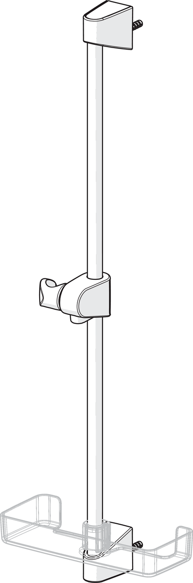 Oras 253150 Душевая штанга 253150 Apollo Хром  - Вид №2