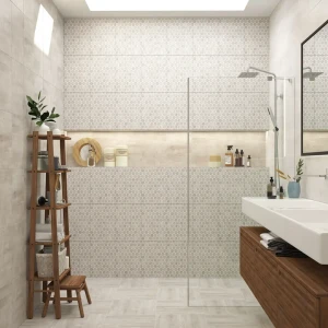 Глазурованный керамогранит Керамин Вайоминг 40x40 см 2.08 м² матовый цвет светло-серый