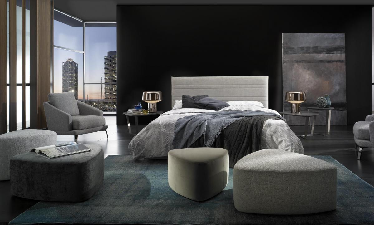 076252 Кровать с изголовьем CasaDesus Carla Santreyd