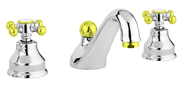 Смеситель MIGLIORE Lady ML.LAD-912.CR для раковины - хром, на 3 отверстия  - Вид №1