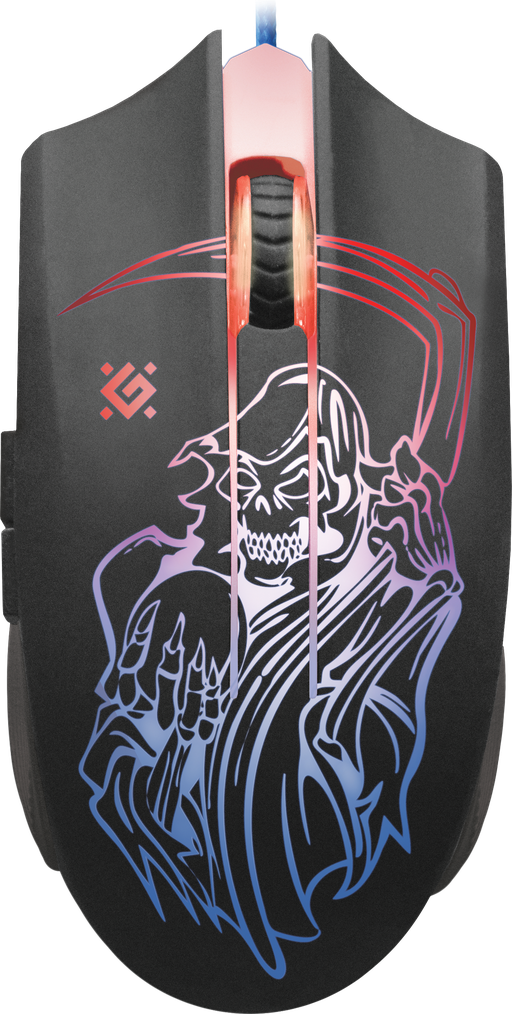 52190 проводная игровая мышь ghost gm-190l оптика,6кнопок,800-3200dpi Defender Santreyd  - Вид №1