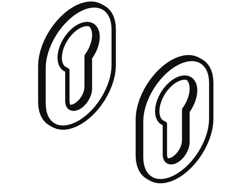 306PCM розетка для ключей HEWI System 111 | Polyamid  - Вид №8