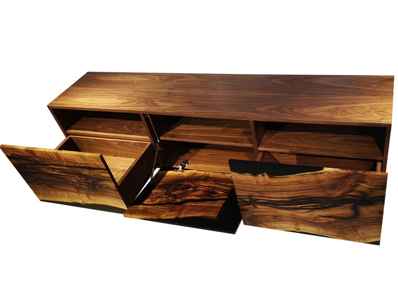 Мебель для телевизора из смолы и орехового дерева Legnor LEG2408786 ARCH-00070850 - Вид №3