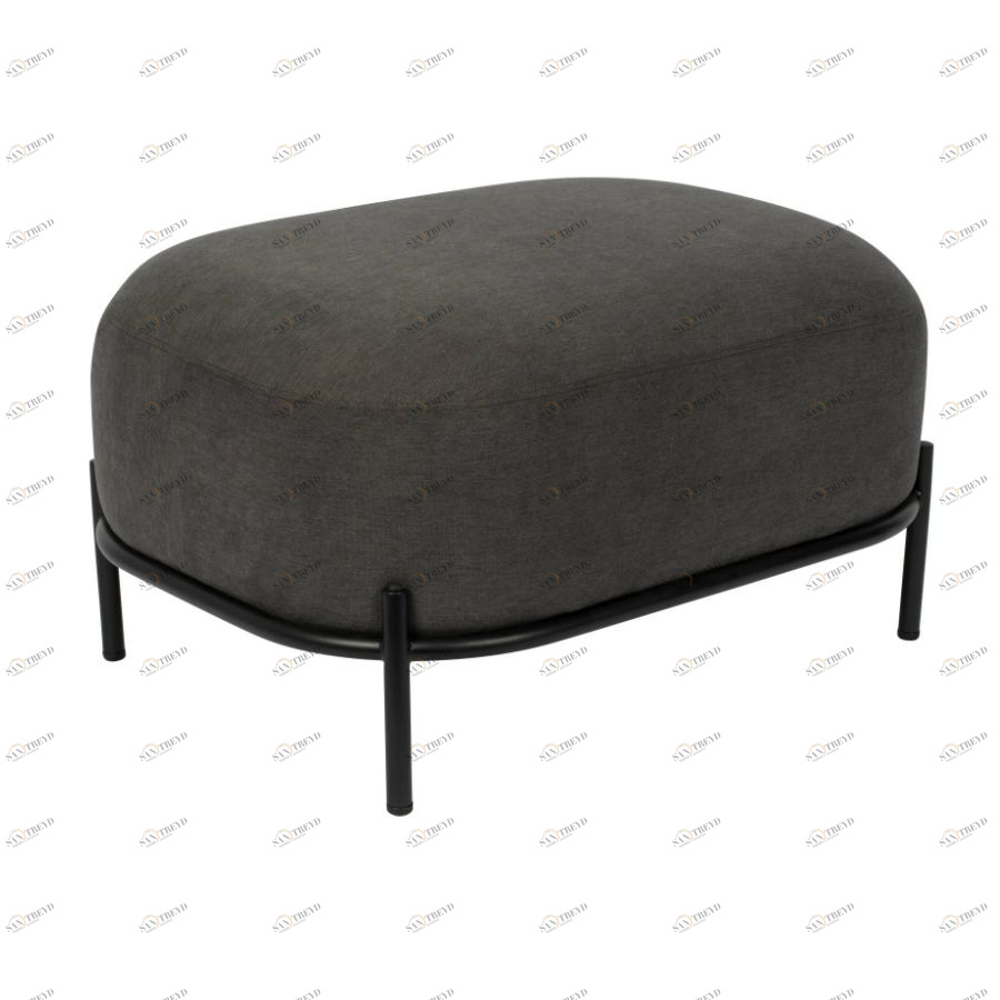 Пуф Polly, серый White Label Living 3300029