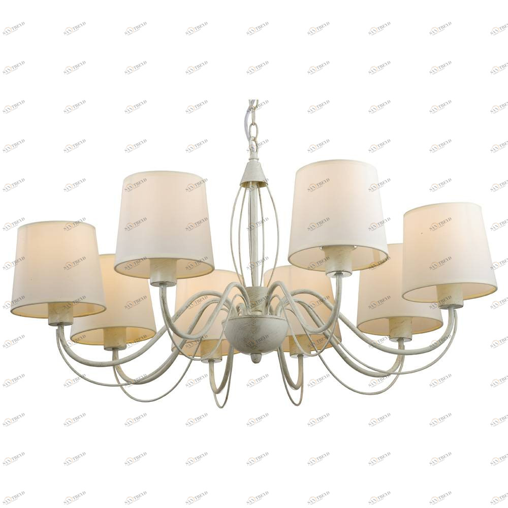Подвесная люстра Arte Lamp Orlean A9310LM-8WG ARTE LAMP ДИЗАЙНЕРСКИЕ, ORLEAN 056184 Белый 