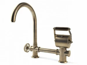 Officine Gullo Смеситель для кухни из латуни с одним отверстием для настольного монтажа