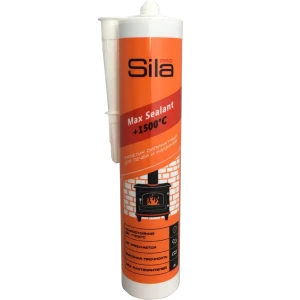 Герметик для печей Sila 1500°С черный 290 мл