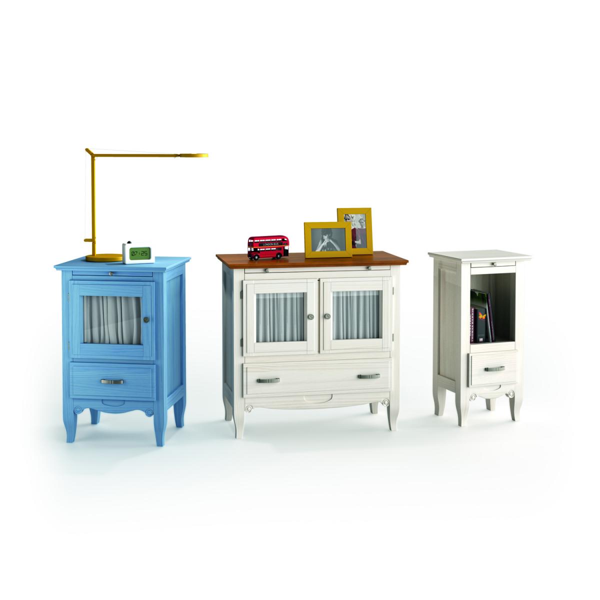 090567 Прикроватная тумба левосторонняя дверца Grupo Seys Fontana Santreyd - Вид №2