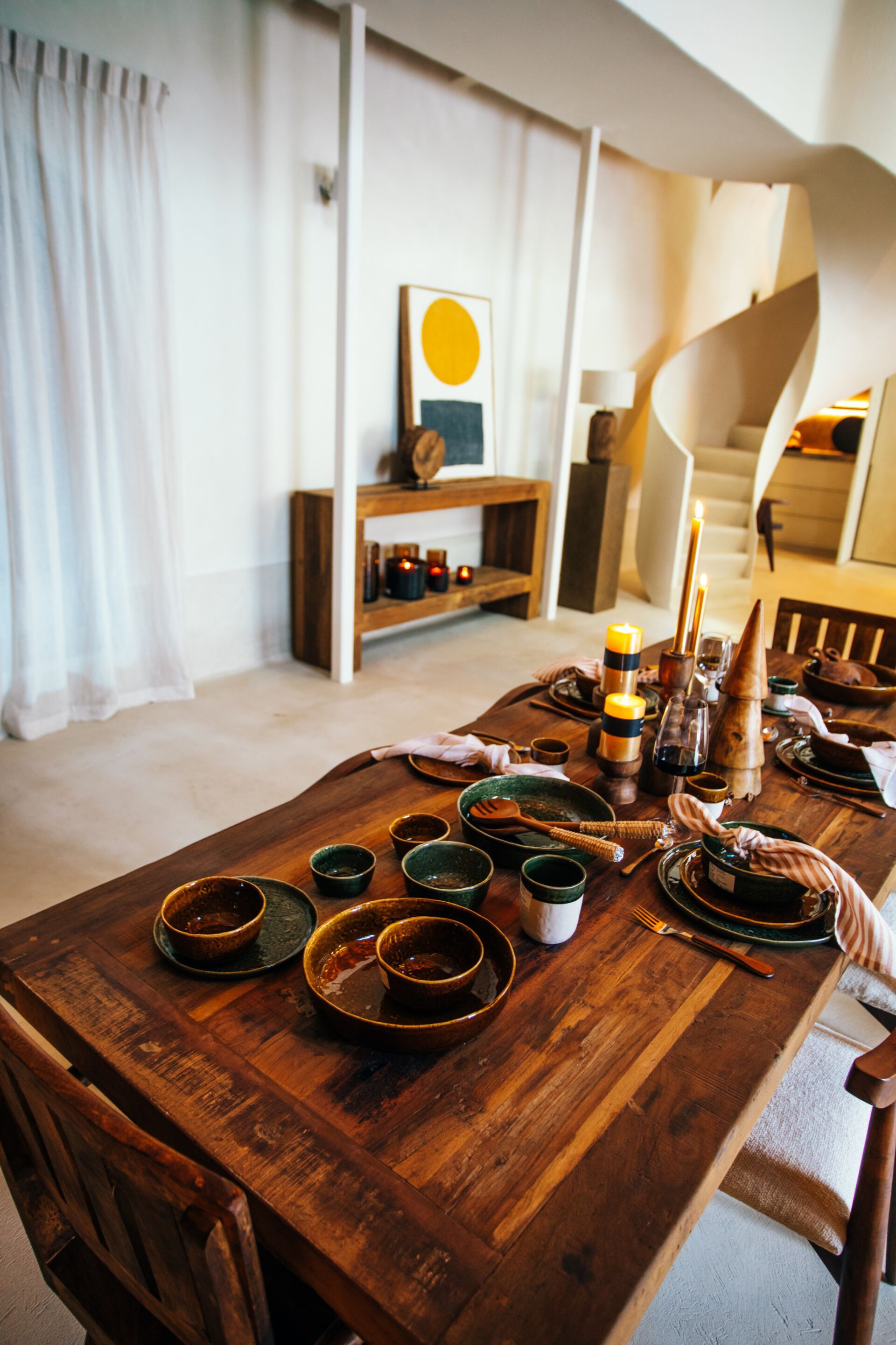 Керамическая круглая десертная тарелка POMAX Спиро ARCH-00126382 - Вид №15