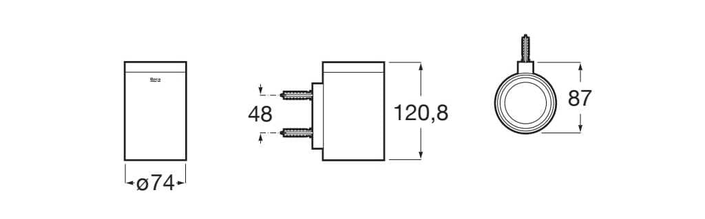 Металлический настенный держатель зубной щетки Roca Hotels ARCH-00047234 - Вид №5