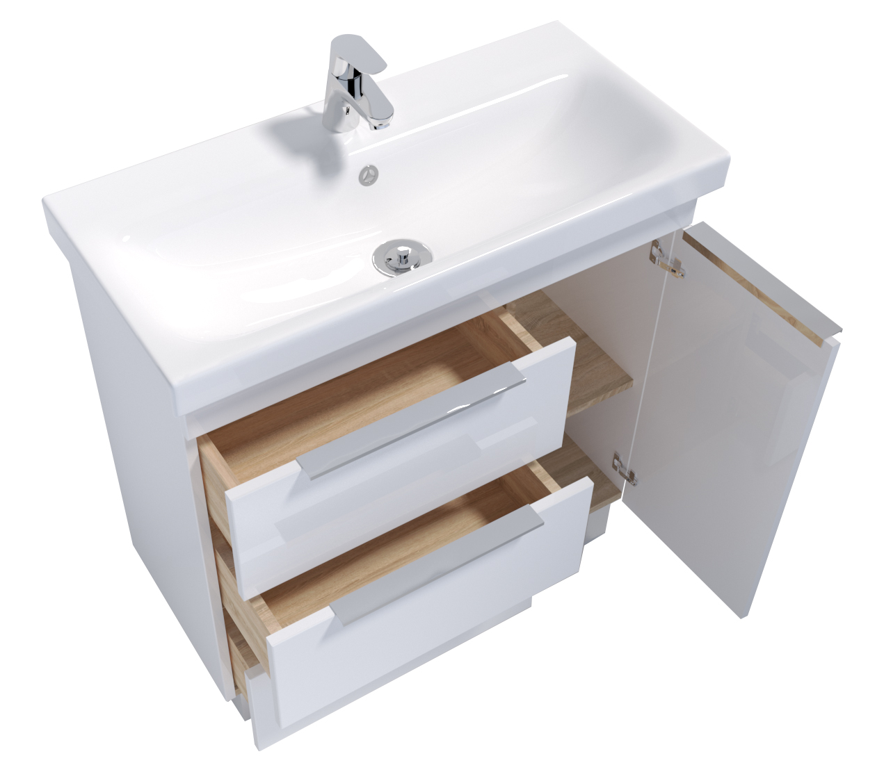 У92516 Тумба Gaula 80Н 3я 1д White 1 Marka Gaula 