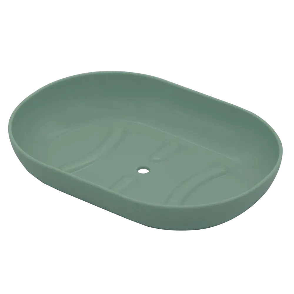 Мыльница BEROSSI Aqua LM с антискользящим дном в цвете Зеленая миля 85500174 STLM-0063436