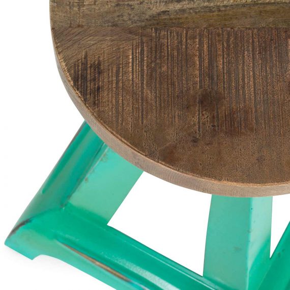 080952 Табурет из дерева и металла Francisco Segarra Daki Santreyd  - Вид №1