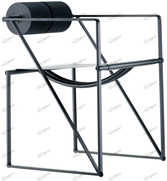 Alias Стул из перфорированного листового металла с подлокотниками Botta sun-id-1429513