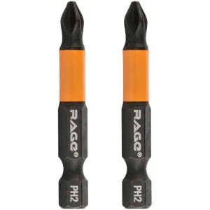 Магнитная бита RAGE PH2 50 мм для точного монтажа (2 шт) 89369254