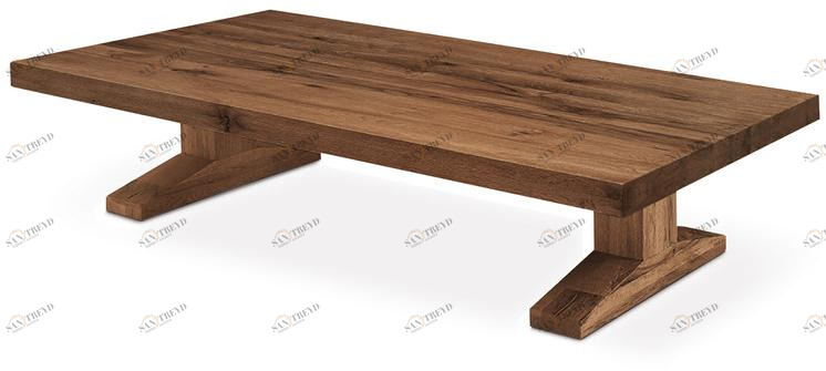 Oliver B. Низкий прямоугольный журнальный столик из дуба Oliver b. wild Oslo ct