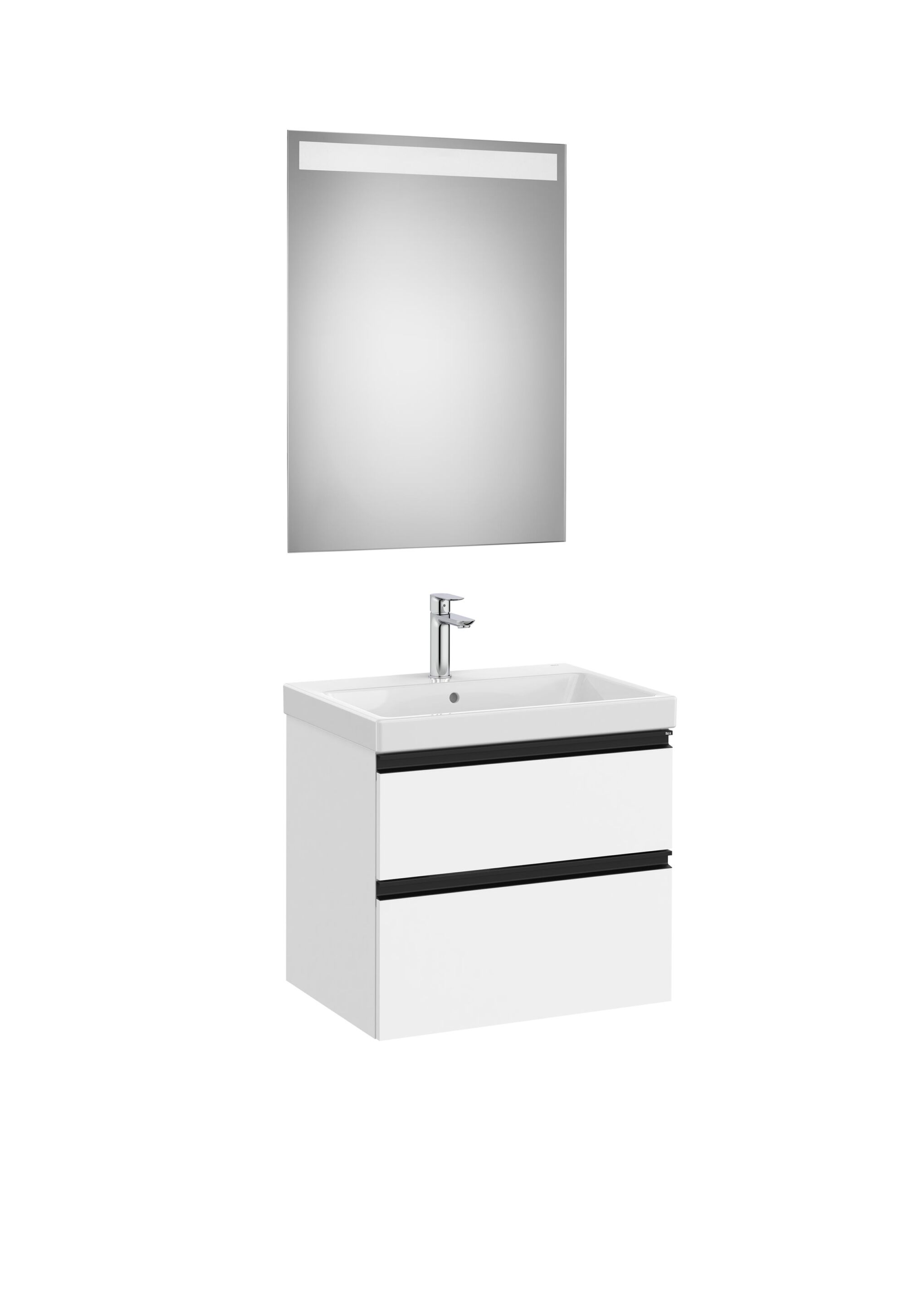 Деревянный шкаф для умывальника со встроенной раковиной Roca The Gap ARCH-00126948 - Вид №32