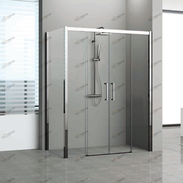 Душевой уголок 140x80 KUADRA 2A+F Novellini KUADRA KUAD2A1321KKUADF751K