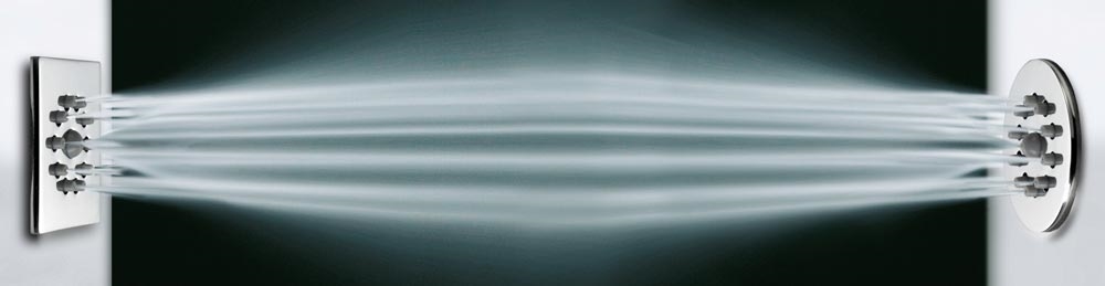 I02138 Потолочный & настенный душ Tondo Flat Ø 40 mm - Gom - Box BOSSINI  - Вид №2