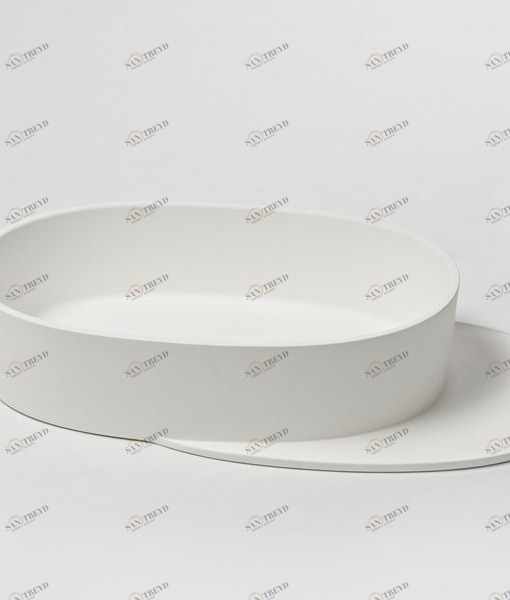 EXLAVOVAPLAT Накладная раковина на столешницу  овальная Arbi 