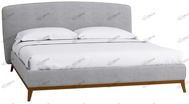 30674 Кровать с ортопедическим основанием и ящиком Сканди Лайт 1.4 Грей R-HOME 401720292h_Грей