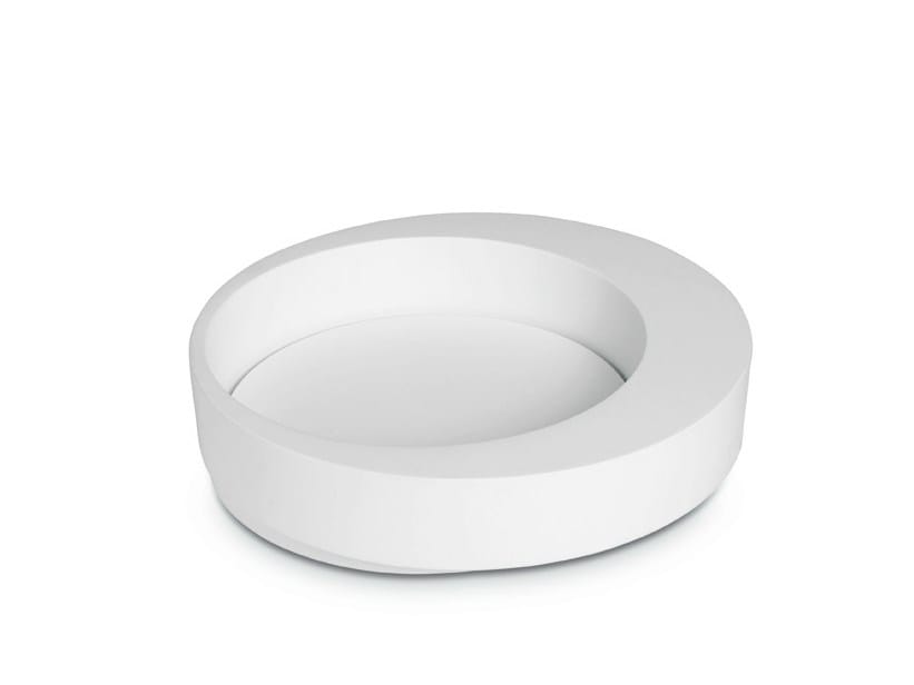 Умывальник с одной круглой столешницей из Cristalplant® Newform умывальники ARCH-00135125 - Вид №1