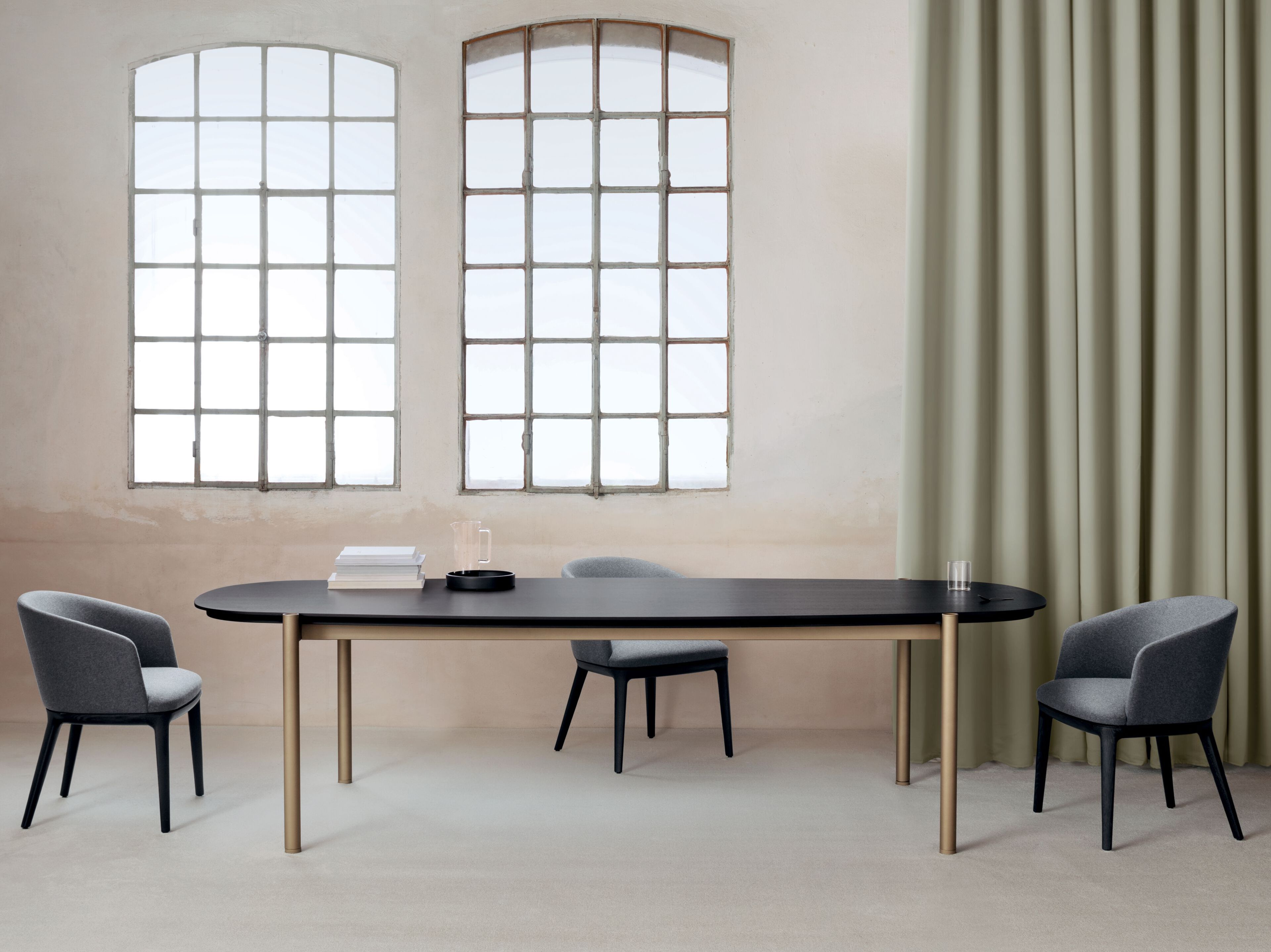 Мягкое деревянное низкое кресло с подлокотниками Riccardo Rivoli Niù ARCH-00080866 - Вид №1