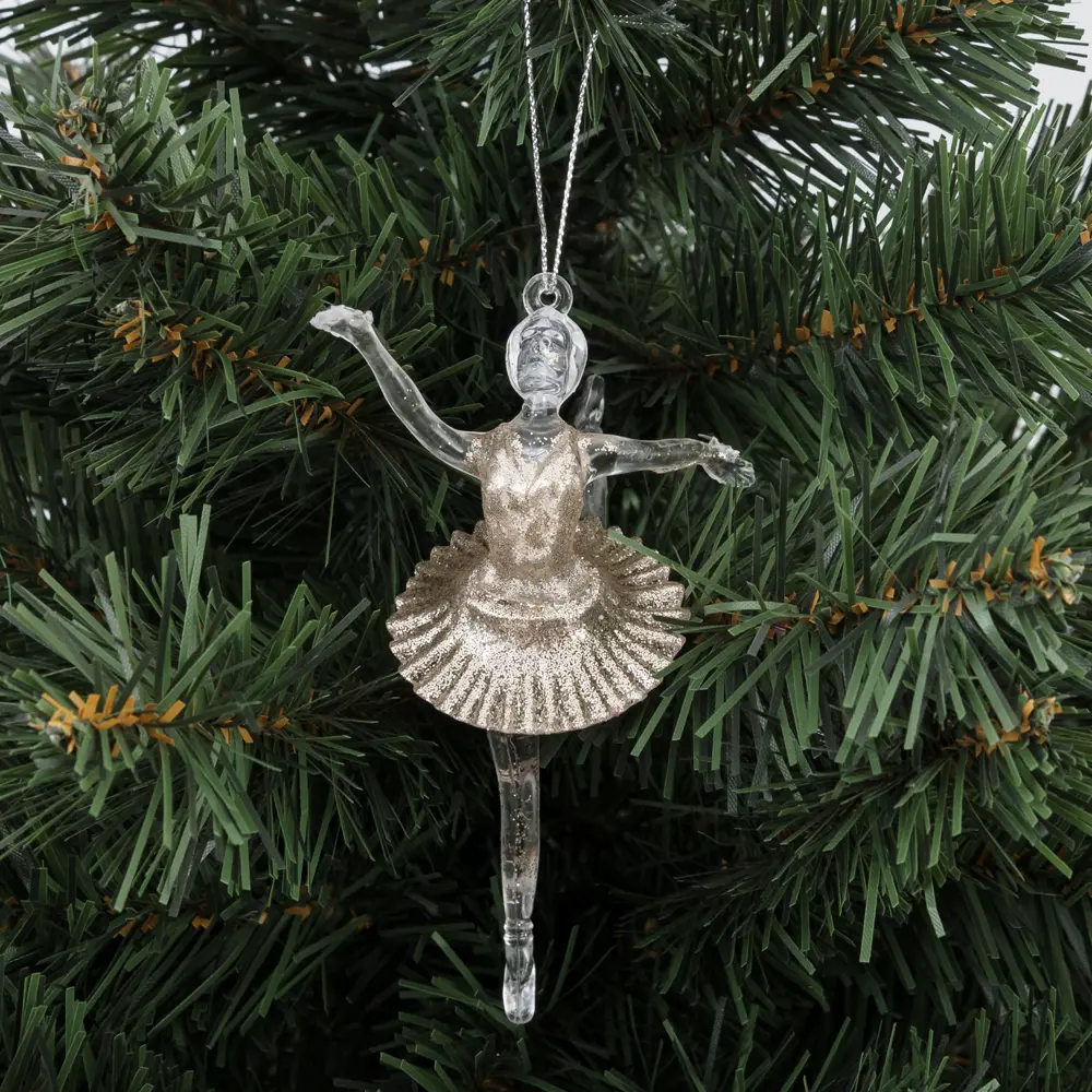 85156574 Елочная игрушка «Балерина» 13 см акрил STLM-1343501 Santreyd 