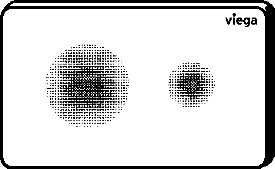 Viega Панель смыва Prevista для унитазов 8615.1 (774356) 774 356 - Вид №2