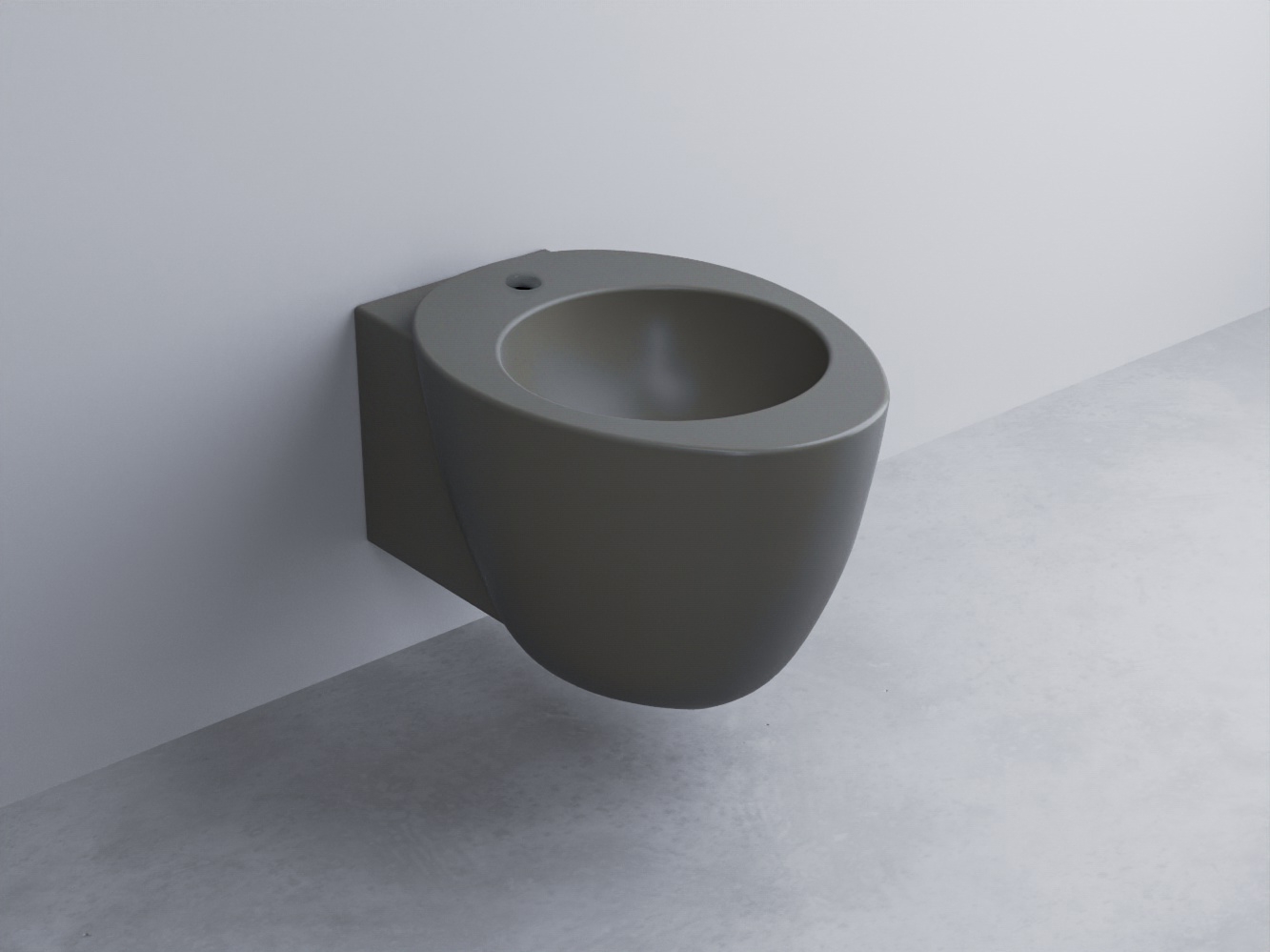 LGBS-CM Биде подвесное с одним отверстием под смеситель, в комплекте с крепежами cielo Le Giare Ceramica Cielo