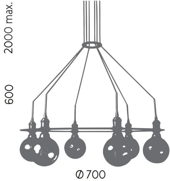 Aromas del Campo Люстра из металла  C1202  - Вид №2