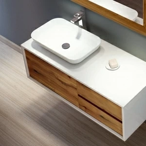 Комплект мебели Saint Martin L120 навесной белый