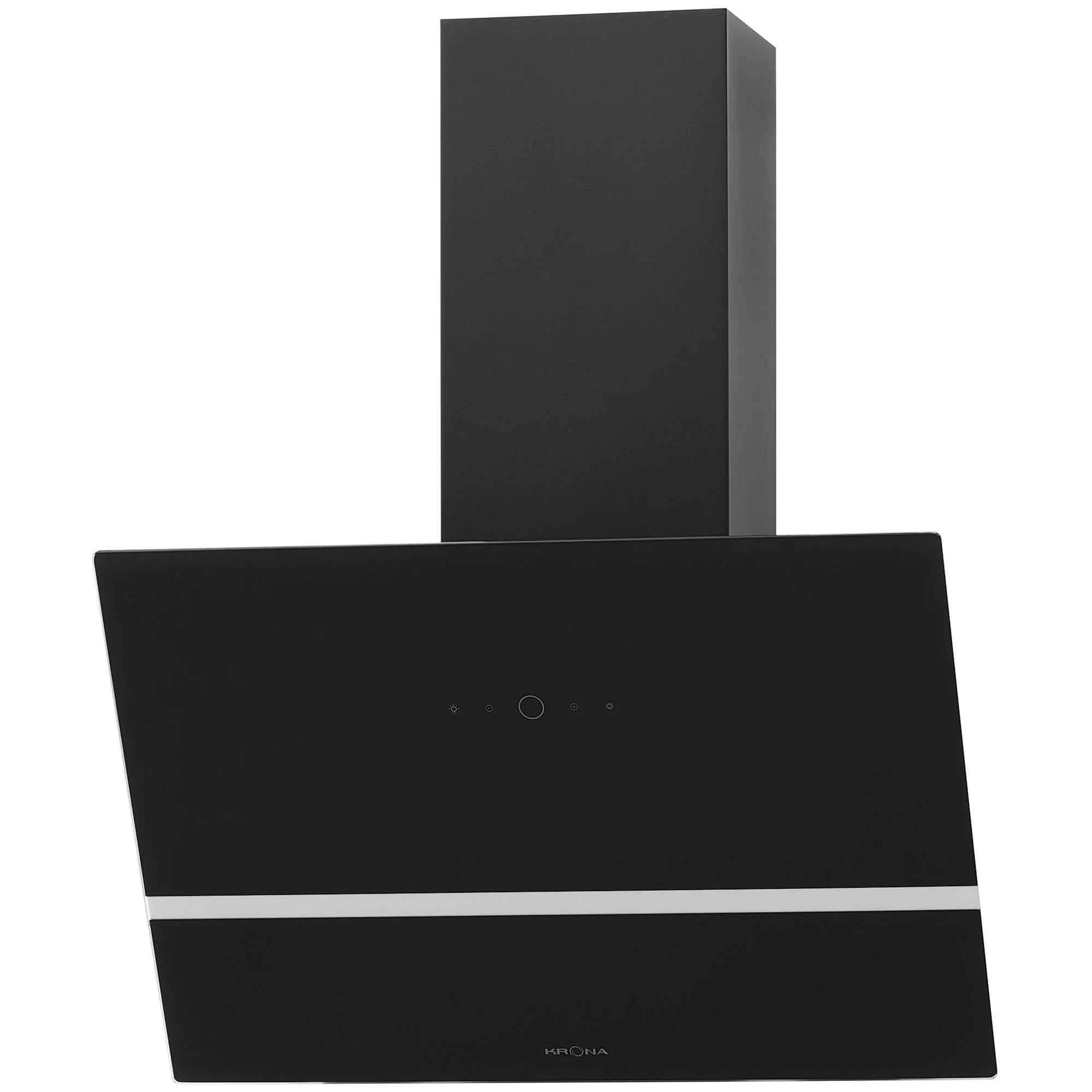 9138441 Вытяжка наклонная KRONA BRUNA 600 S черный/серебристый STDN-0035915 - Вид №1