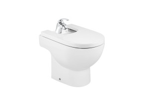 AZ55241000 Белое биде Supralit® с крышкой ROCA Meridian