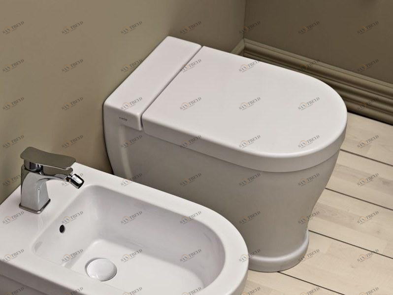 Приставной унитаз напольный Белый Ceramica Cielo Opera Италия sun-id-1473555